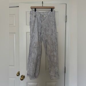 Hollister Light Gray Patterned Chinos